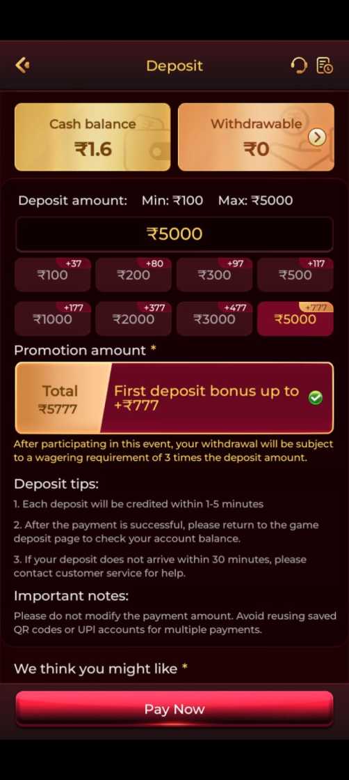 MGM Game APK latest version download page for Android mobile